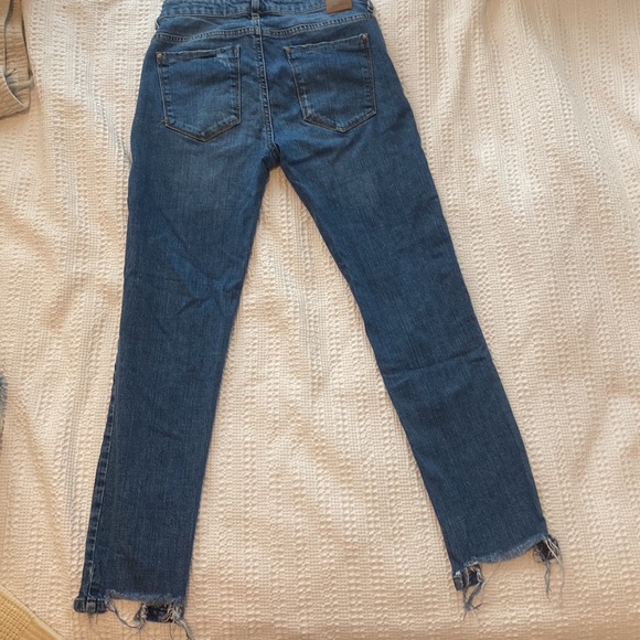 Straight fit, Stradivarius, medium rise, cigarette denim jeans pants - Picture 2 of 3